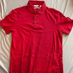 Calvin Klein Vibrant Red Polo Shirt